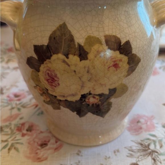 Vintage Floral Ceramic Vase - Picture 5 of 5